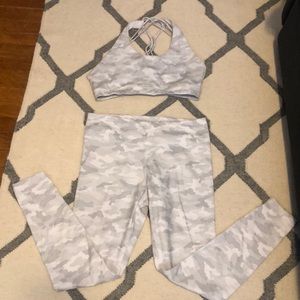 Matching leggings and sports bra- Glyder